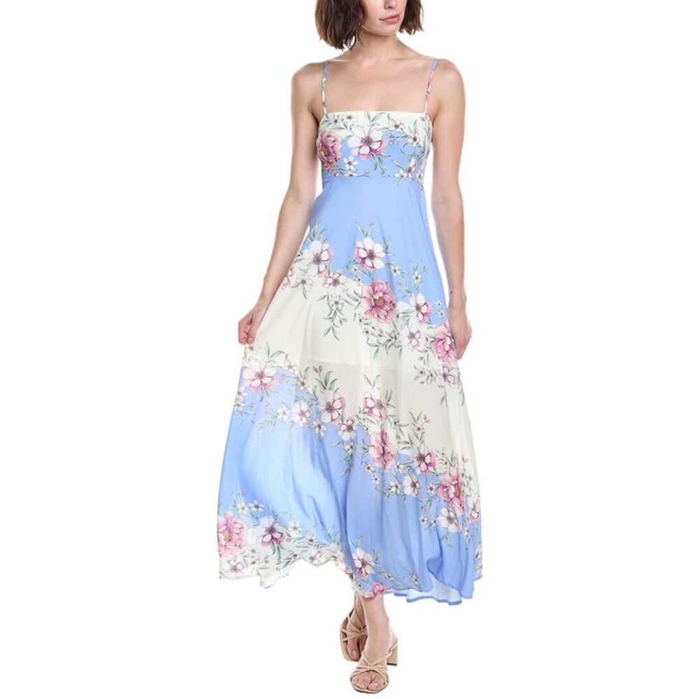 Colette Rose Womens  Midi Dress, Blue